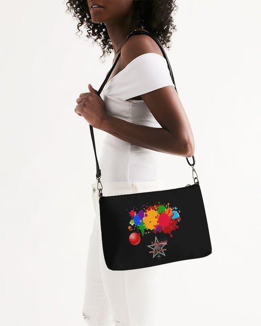 Black Splash by Marvin Jeans and Trinity D Marvin Daily Zip Pouch