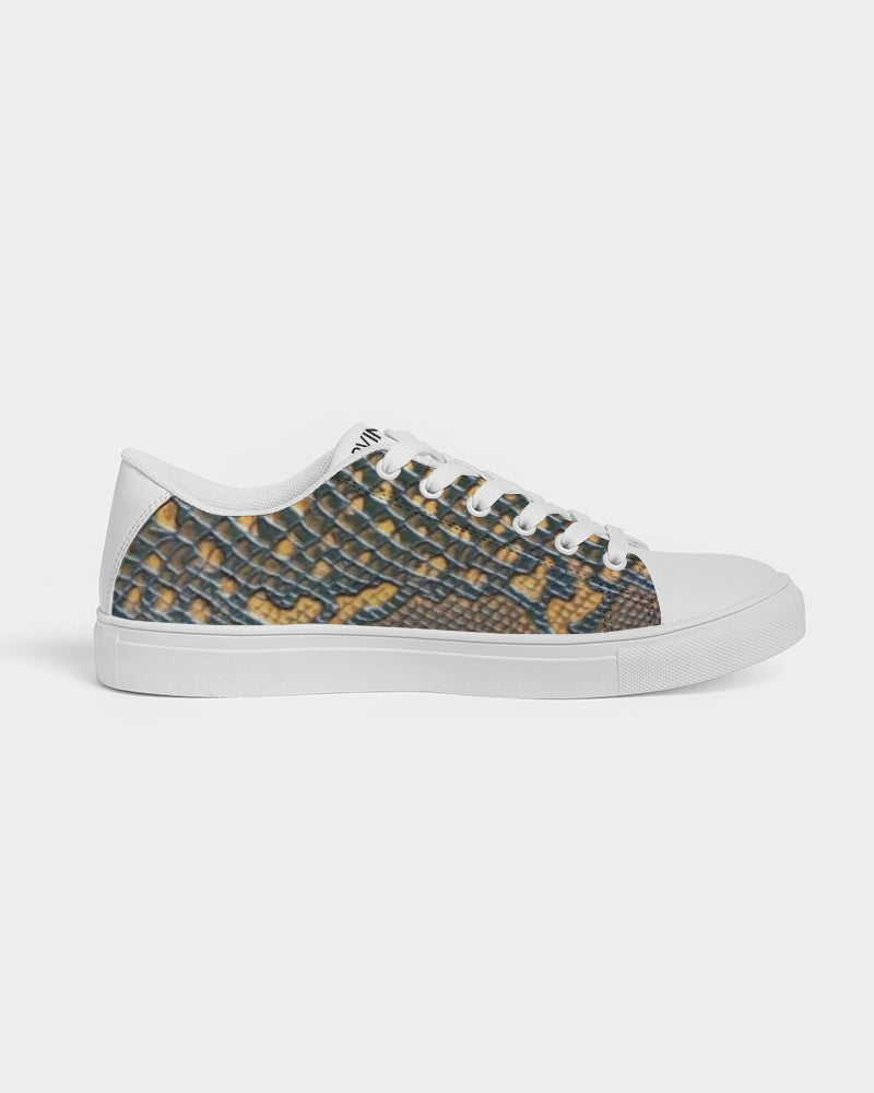 Calf print Men's Faux-Leather Sneaker