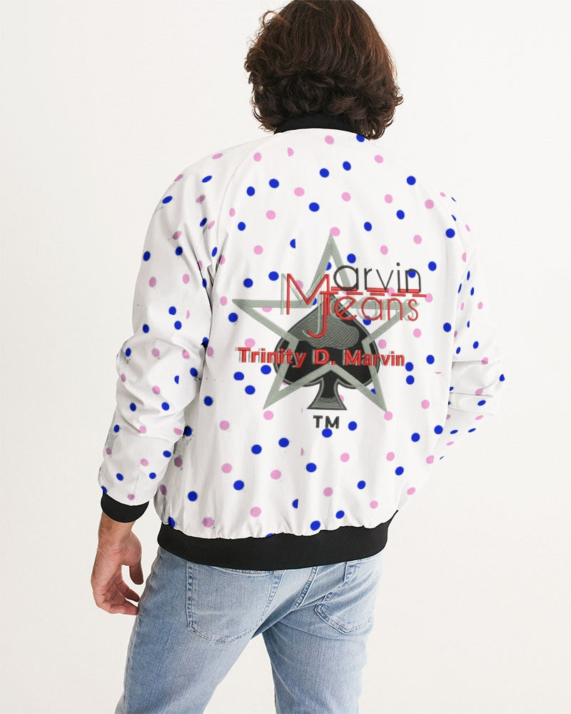 Dots 2.0 by Marvin Jeans and Trinity D Marvin Men's Bomber Jacket
