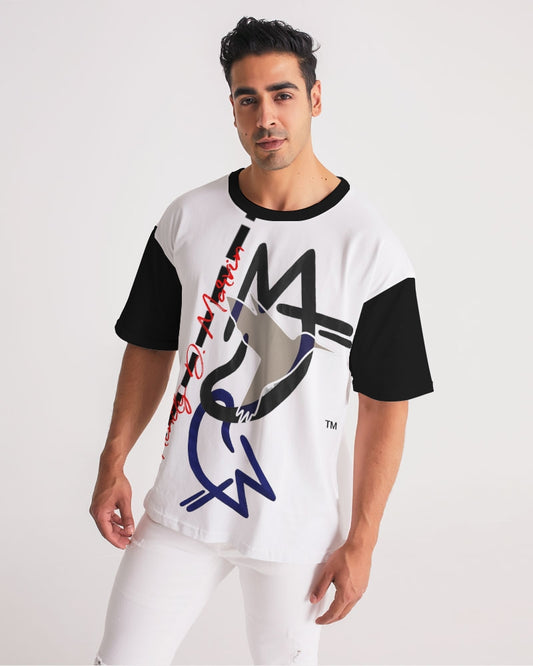Two Logo's by Marvin Jeans and Trinity D Marvin Men's Premium Heavyweight Tee