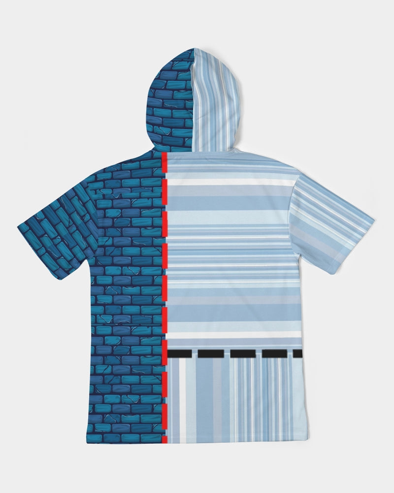 Brick city strip mix BY MARVIN JEANS Men's Premium Heavyweight Short Sleeve Hoodie