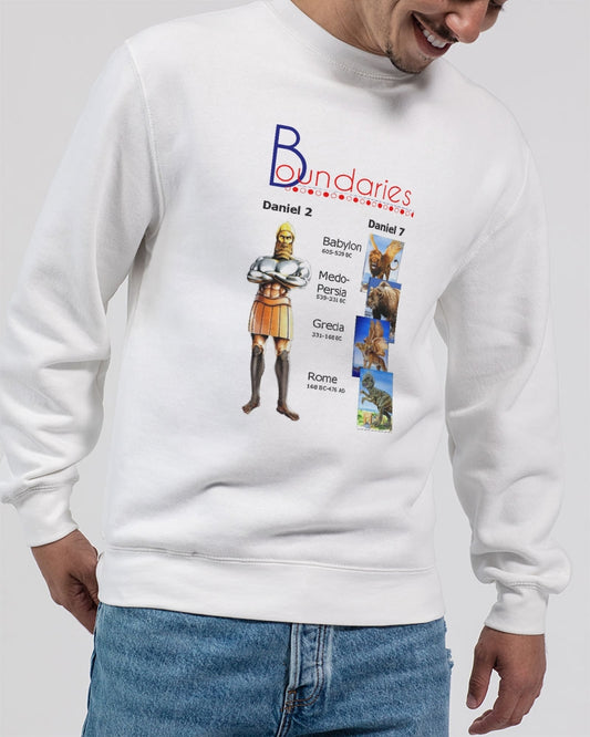 Boundaries Daniel's messages by Marvin Jeans and Trinity D Marvin Unisex Premium Crewneck Sweatshirt | Lane Seven