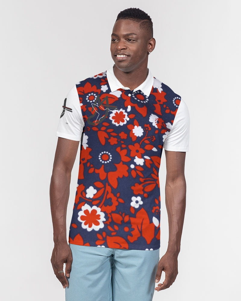 Rosemary by Marvin Jeans and Trinity D Marvin Men's Slim Fit Short Sleeve Polo