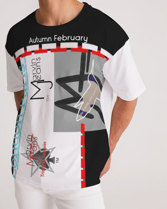 Autumn February Logo's by Marvin Jeans and Trinity D. Marvin Men's Premium Heavyweight Tee