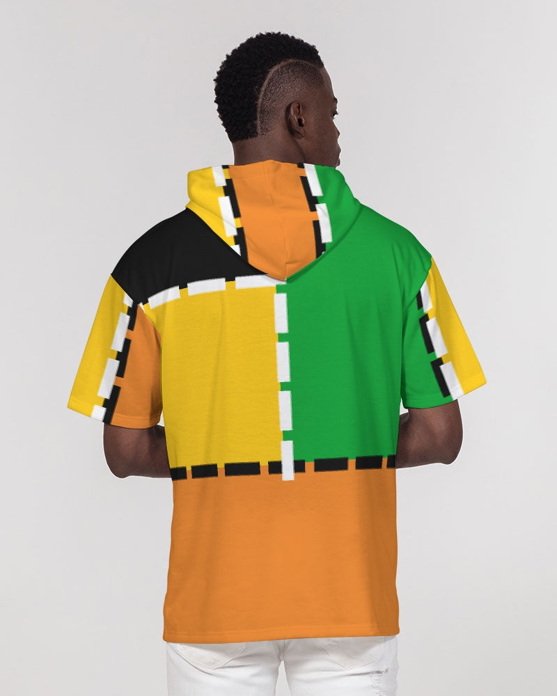 Crazy mix by Marvin Jeans and Trinity D Marvin Men's Premium Heavyweight Short Sleeve Hoodie