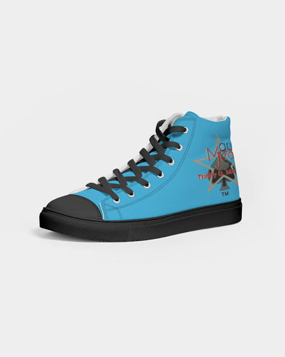Loud blue by Marvin Jeans and Trinity D Marvin Men's Hightop Canvas Shoe - Black