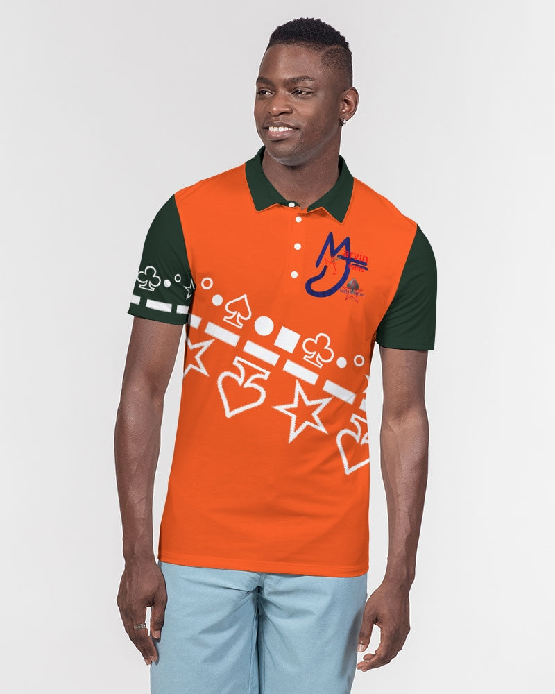 Miami by Marvin Jeans and Trinity D Marvin Men's Slim Fit Short Sleeve Polo