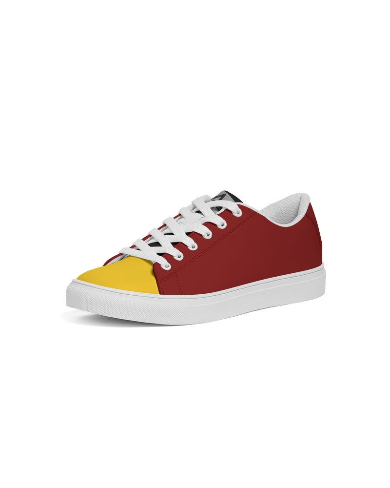 Yellow mix-up BY MARVIN JEANS Men's Faux-Leather Sneaker