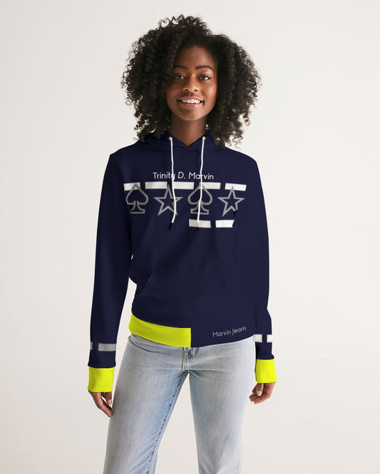 Fashion Icon by Marvin Jeans and Trinity D Marvin Women's Hoodie