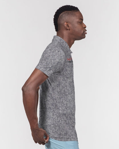 Wool ,by Marvin Jeans and Trinity D Marvin Men's Slim Fit Short Sleeve Polo