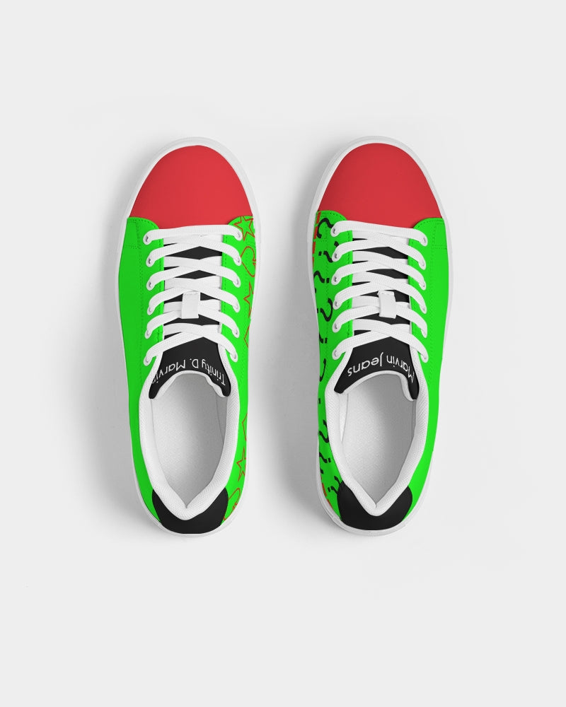 Beautiful  Men's Faux-Leather Sneaker