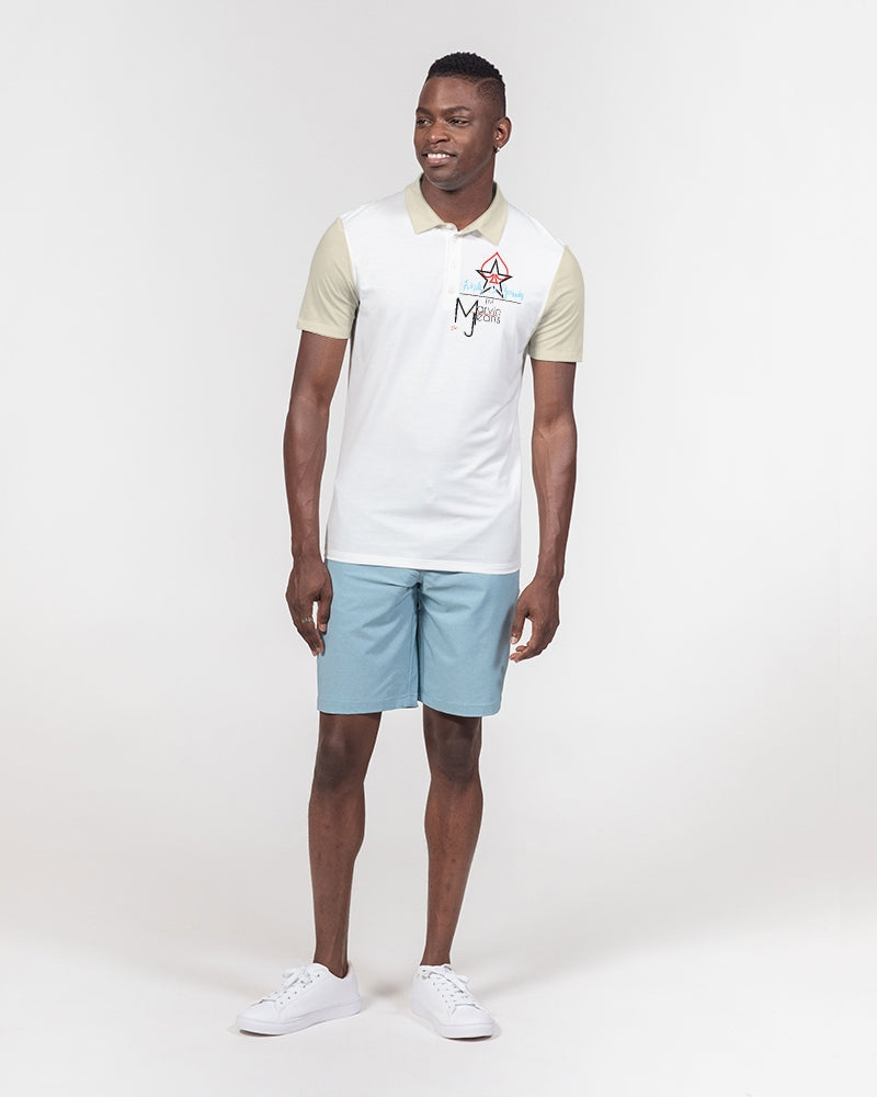Blake BY MARVIN JEANS Men's Slim Fit Short Sleeve Polo