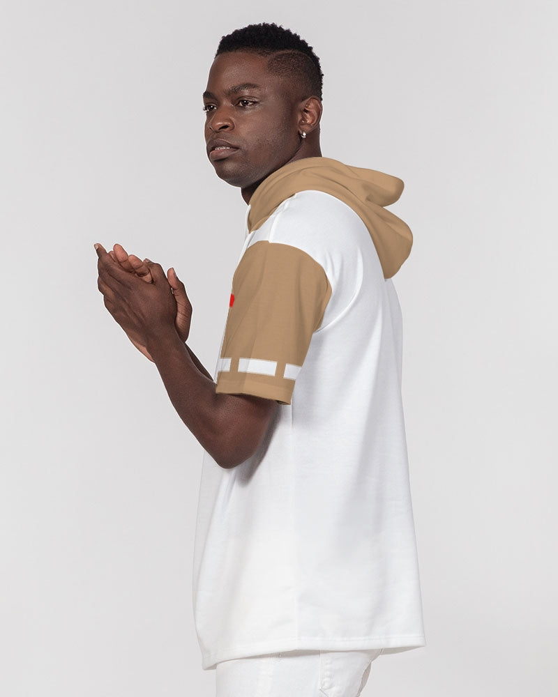 Bear cap by Marvin Jeans and Trinity D Marvin Men's Premium Heavyweight Short Sleeve Hoodie
