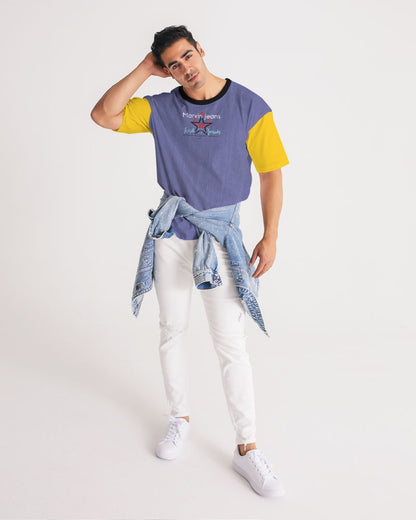 Yellow mix by Marvin Jeans and Trinity D Marvin Men's Premium Heavyweight Tee