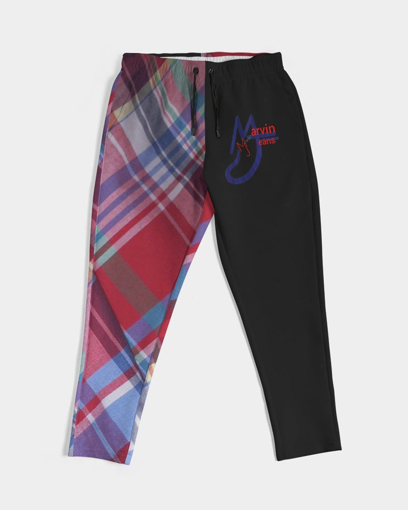 Plaids half black by Marvin Jeans and Trinity D Marvin Men's Joggers