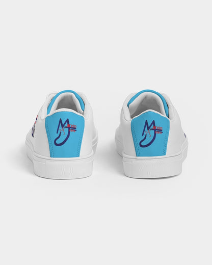 Logo's loud blue by Marvin Jeans and Trinity D Marvin Men's Faux-Leather Sneaker