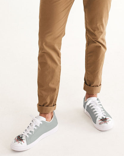 Gospel message John 3:16 Men's Faux-Leather Sneaker