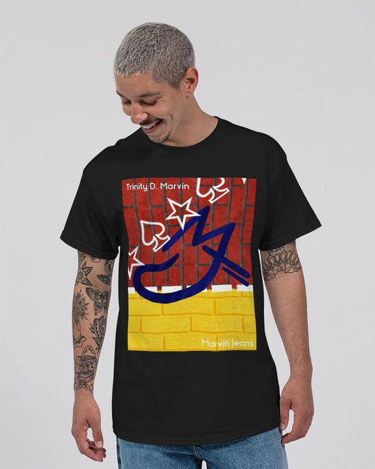 Brick city red yellow by Marvin Jeans and Trinity D Marvin Unisex Ultra Cotton T-Shirt | Gildan