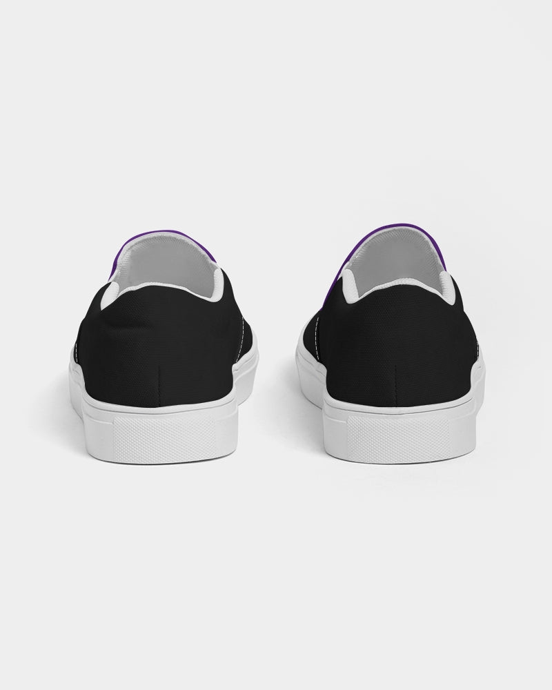 Purple black BY MARVIN JEANS Men's Slip-On Canvas Shoe