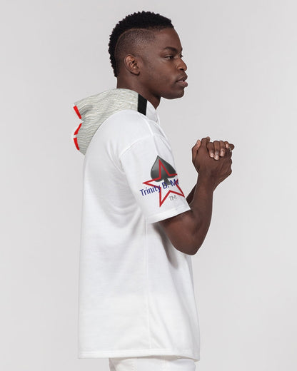 Gator white by Trinity D. Marvin Men's Premium Heavyweight Short Sleeve Hoodie