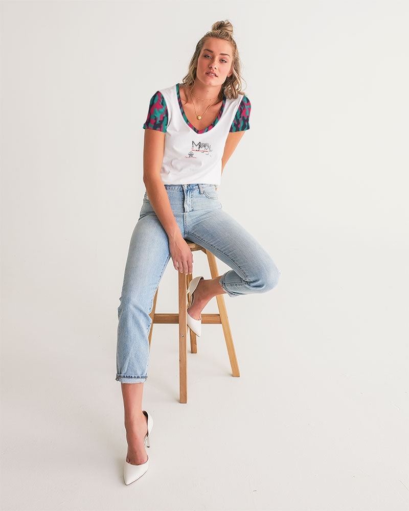 Brilliant BY MARVIN JEANS Women's V-Neck Tee