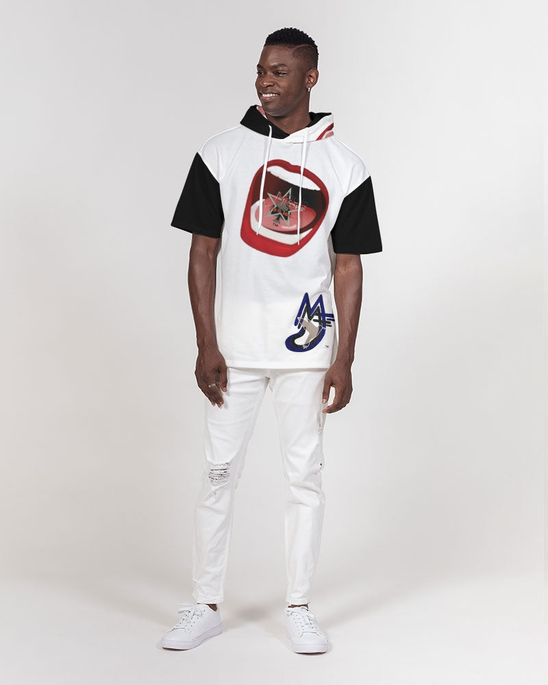 Word of mouth by Marvin Jeans and Trinity D Marvin Men's Premium Heavyweight Short Sleeve Hoodie