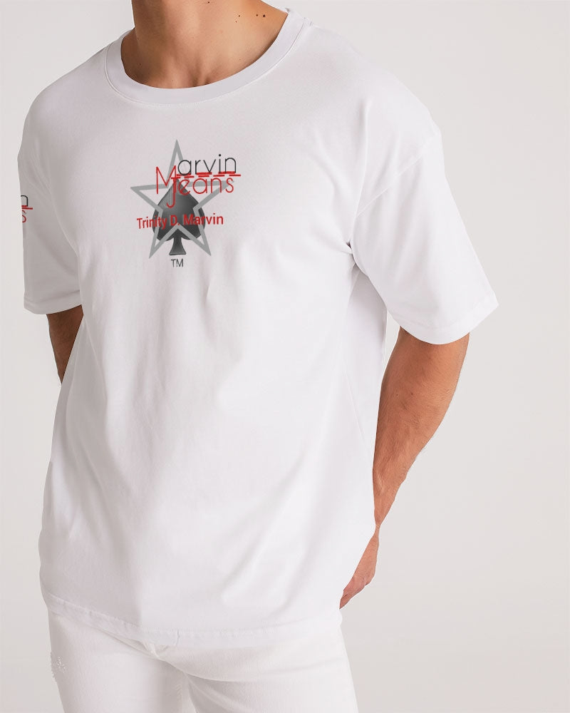 All white Men's Premium Heavyweight Tee