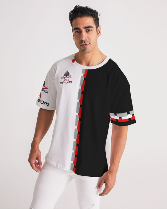 Blackstone half white BY MARVIN JEANS Men's Premium Heavyweight Tee
