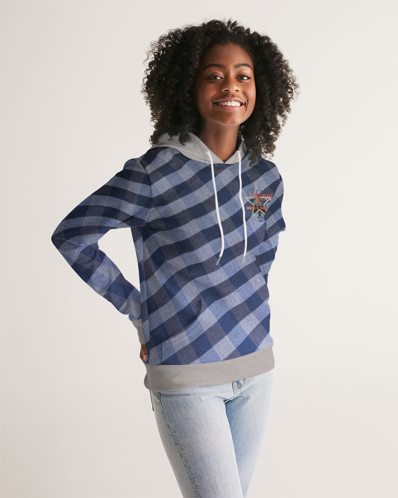 Blue stripes by Marvin Jeans and Trinity D Marvin Women's Hoodie