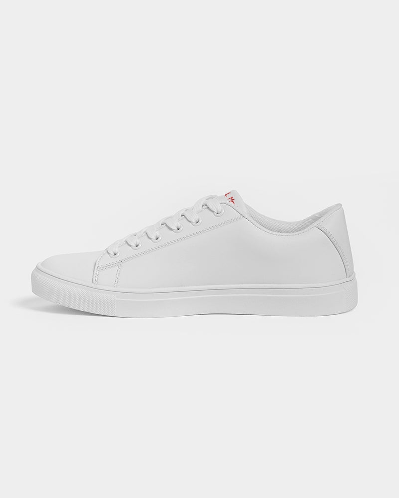 All white Legacy by Marvin Jeans and Trinity D Marvin Men's Faux-Leather Sneaker