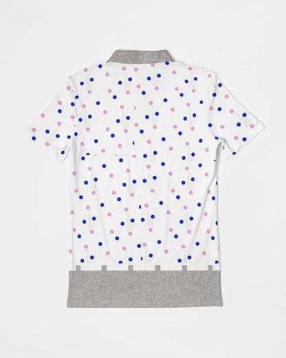 Dots 2.0 by Marvin Jeans and Trinity D Marvin Men's Slim Fit Short Sleeve Polo