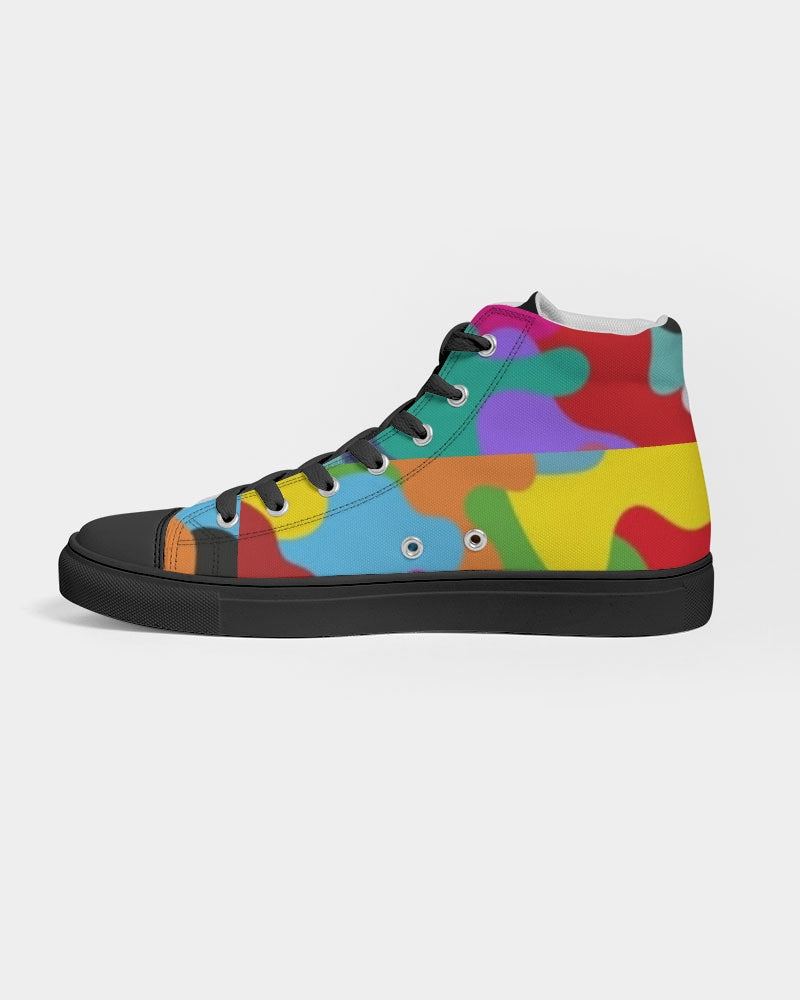 Crazy combo by Marvin Jeans and Trinity D Marvin Men's Hightop Canvas Shoe - Black