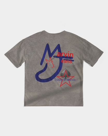Dark grid by Marvin Jeans and Trinity D Marvin Men's Premium Heavyweight Tee