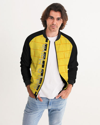 Brick city Yellow by Marvin Jeans and Trinity D Marvin Men's Bomber Jacket