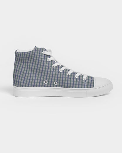 Grid mix by Trinity D. Marvin and Marvin Jeans Men's Hightop Canvas Shoe