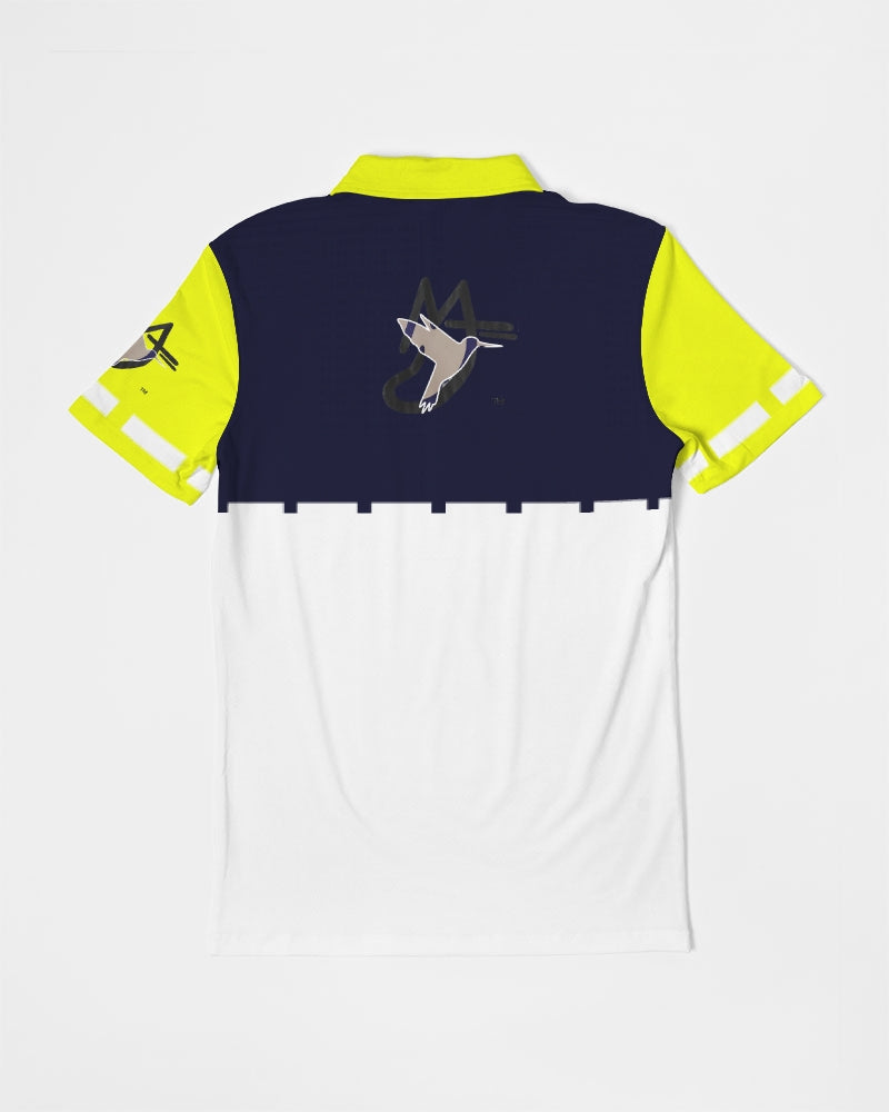 Fashion Icon by Marvin Jeans and Trinity D Marvin Men's Slim Fit Short Sleeve Polo