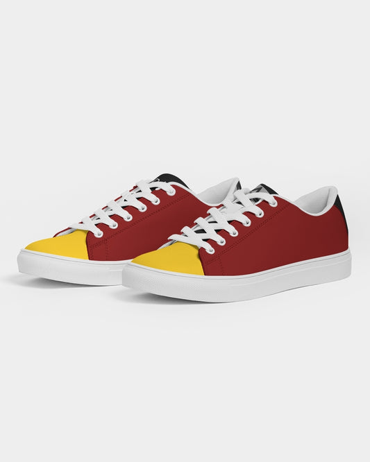 Yellow mix-up BY MARVIN JEANS Men's Faux-Leather Sneaker