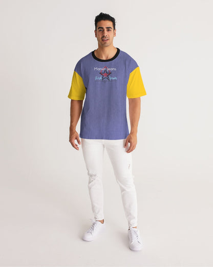 Yellow mix by Marvin Jeans and Trinity D Marvin Men's Premium Heavyweight Tee