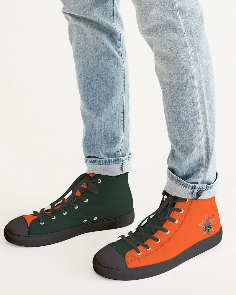 Miami by Marvin Jeans and Trinity D Marvin Men's Hightop Canvas Shoe - Black