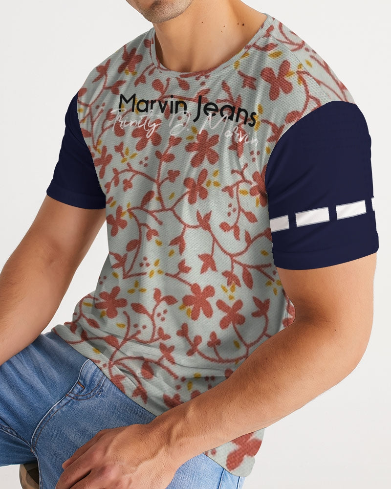 Wildwood, blue, by Marvin Jeans and Trinity D Marvin Men's Tee