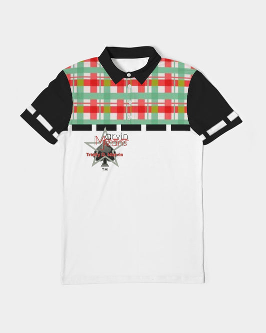 Color grid by Marvin Jeans and Trinity D Marvin Men's Slim Fit Short Sleeve Polo