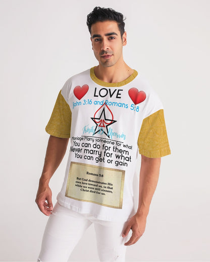 Gator yellow gospel of love Trinity D Marvin Men's Premium Heavyweight Tee