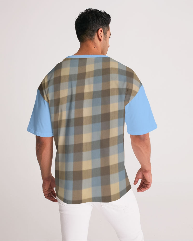@plaids baby blue Men's Premium Heavyweight Tee