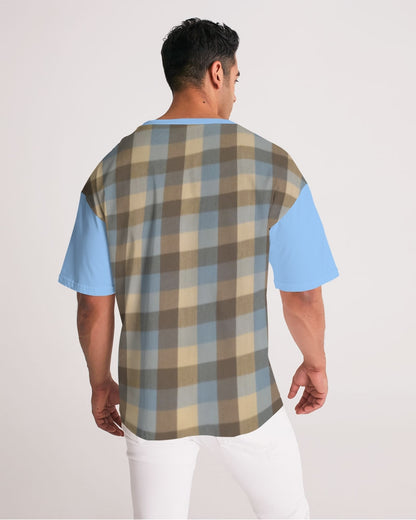 @plaids baby blue Men's Premium Heavyweight Tee