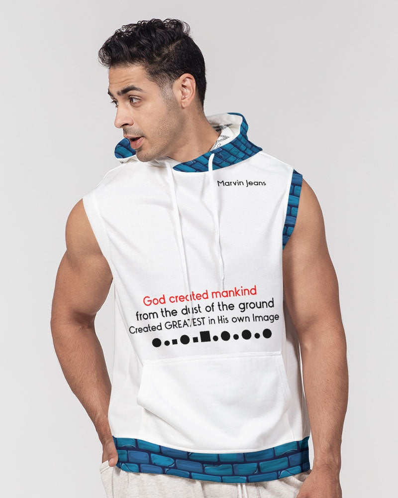 Brick city Men's Premium Heavyweight Sleeveless Hoodie