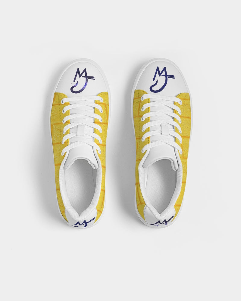 Brick city Yellow brick by Marvin Jeans and Trinity D Marvin Men's Faux-Leather Sneaker