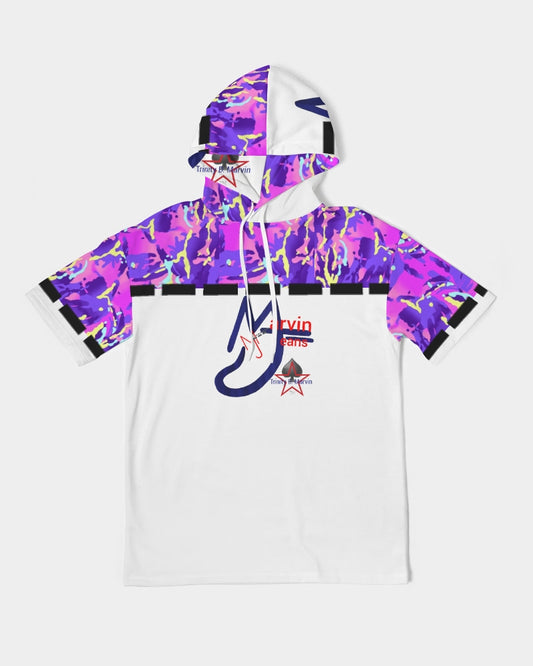 Cooler by nature by Marvin Jeans and Trinity D Marvin Men's Premium Heavyweight Short Sleeve Hoodie