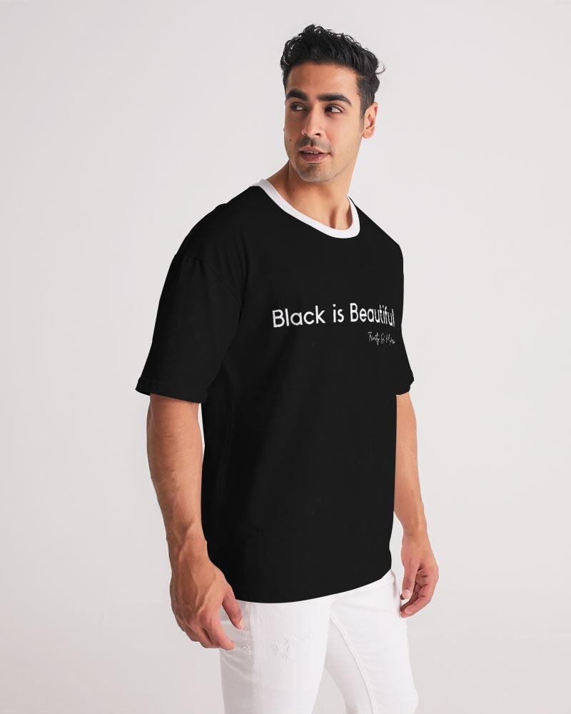 Black is beautiful by Marvin Jeans and Trinity D Marvin Men's Premium Heavyweight Tee