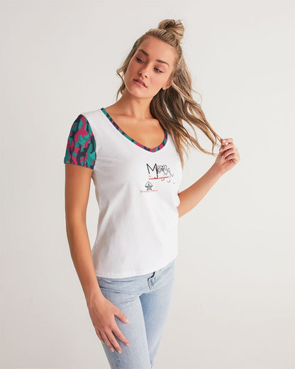 Brilliant BY MARVIN JEANS Women's V-Neck Tee