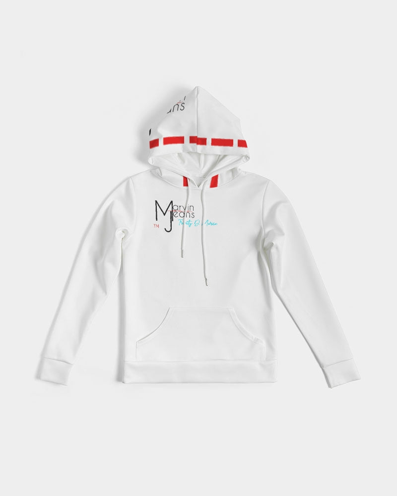 All white by Marvin Jeans and Trinity D Marvin Women's Hoodie